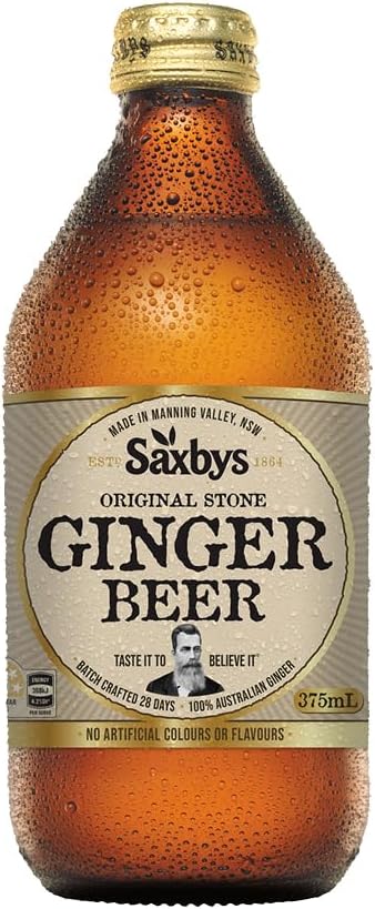Saxby's Diet Ginger Beer 8 Pack 375mL [x2]