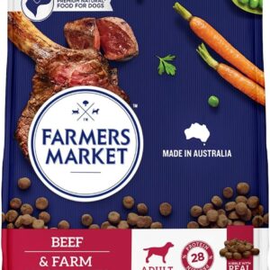 Farmer's Market Beef and Farm Vegetables Adult Dry Dog Food 6.8kg [x3]