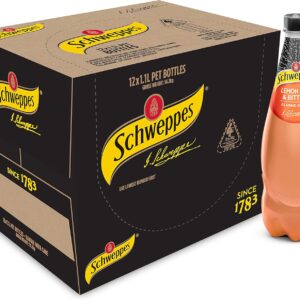 Schweppes Lemon Lime and Bitters 12 x 1.1L [x3]
