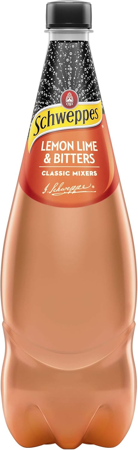 Schweppes Lemon Lime and Bitters 12 x 1.1L [x3]