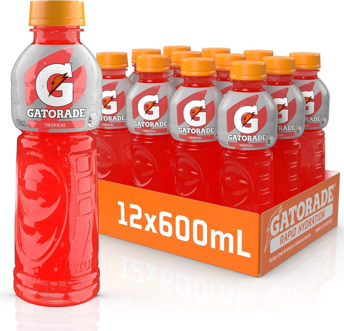 Gatorade Tropical Sports Drink 12 x 600ml [x3]