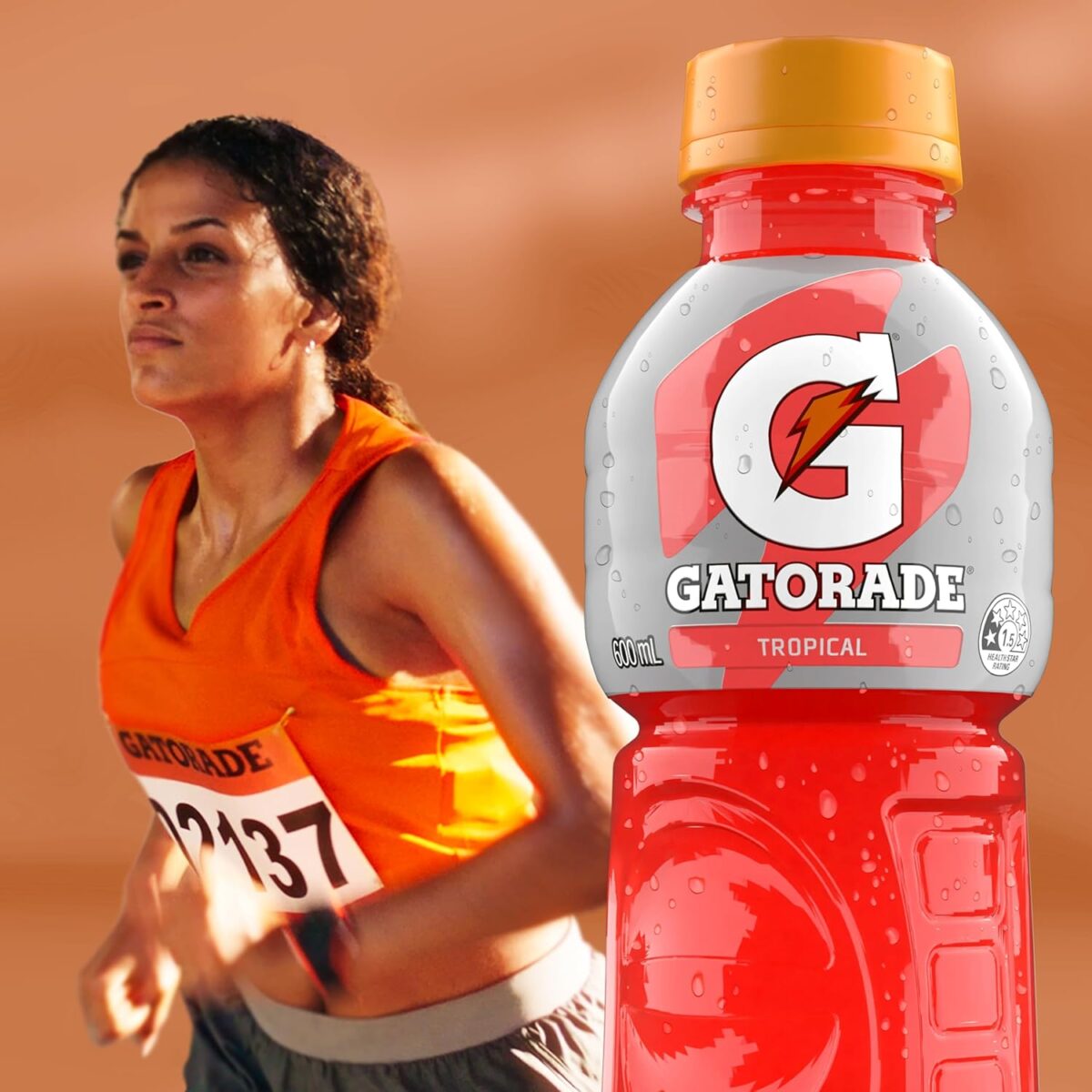 Gatorade Tropical Sports Drink 12 x 600ml [x3]