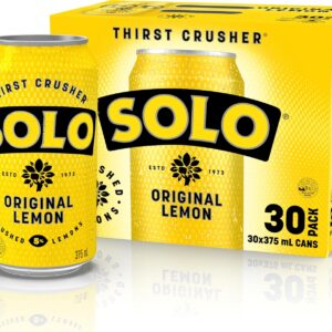 Solo Lemon Soft Drink 30 x 375ml [x3]