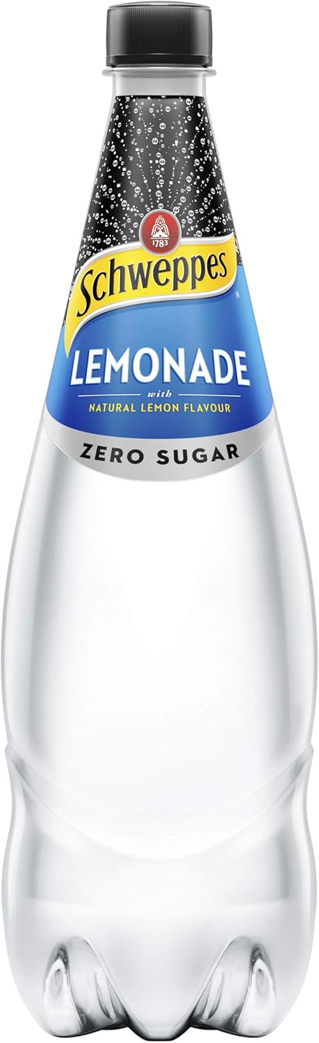 Schweppes Lemonade Zero Sugar 12 x 1.1L [x3]