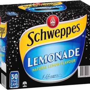Schweppes Lemonade 30 x 375mL [x3]