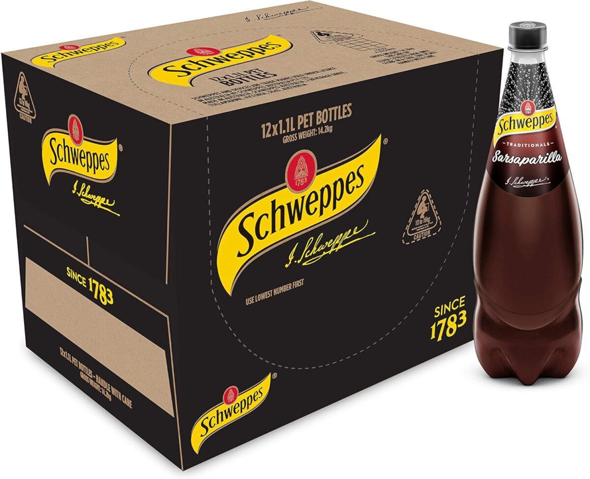 Schweppes Sarparilla Schweppes Sarsaparilla 12 x 1.1L [x3]