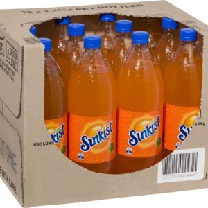 Sunkist Orange Soft Drink 12 x 1.25L [x3]