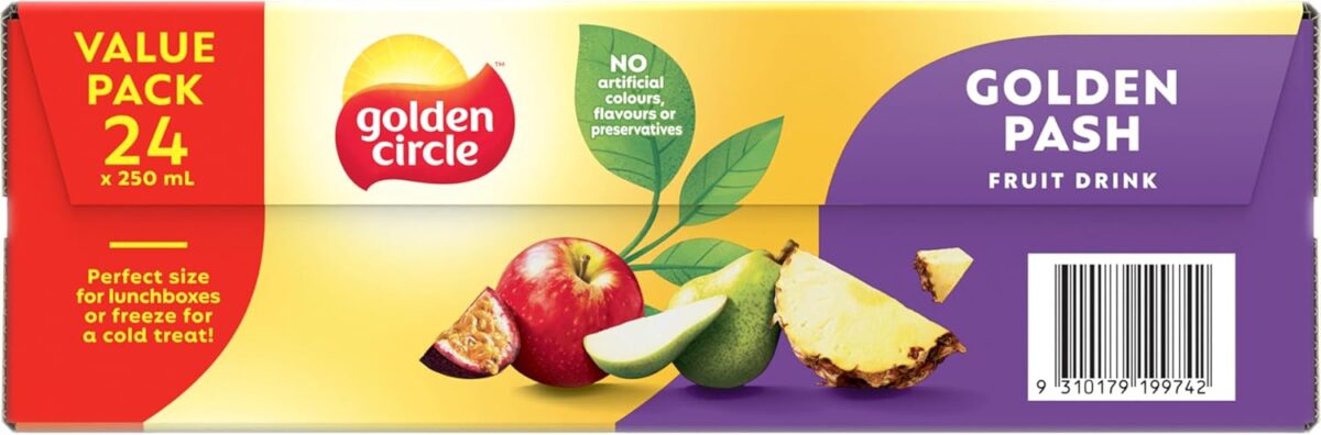 Golden Circle Golden Pash Fruit Drink 24 x 250ml [x3]