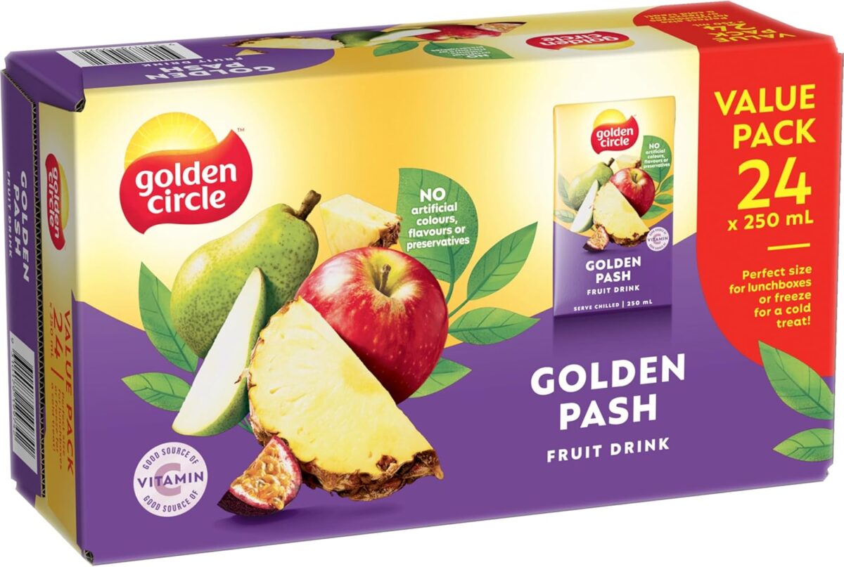 Golden Circle Golden Pash Fruit Drink 24 x 250ml [x3]