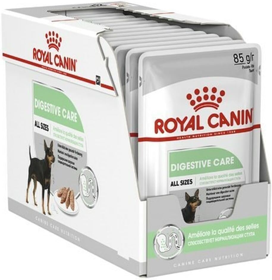 Royal Canin Digestive Care Adult Loaf Pouches Wet Dog Food 85 GMS 12 Pack [x2]
