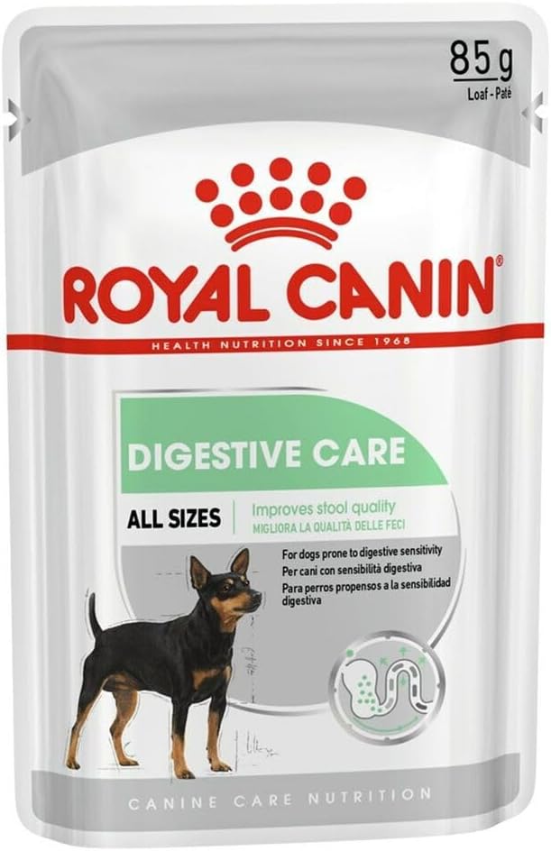 Royal Canin Digestive Care Adult Loaf Pouches Wet Dog Food 85 GMS 12 Pack [x2]