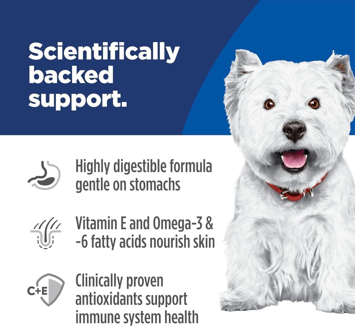 Hill's Science Diet Sensitive Stomach & Skin Adult Small Bites, Chicken Recipe, Dry Dog Food, 6.8kg Bag