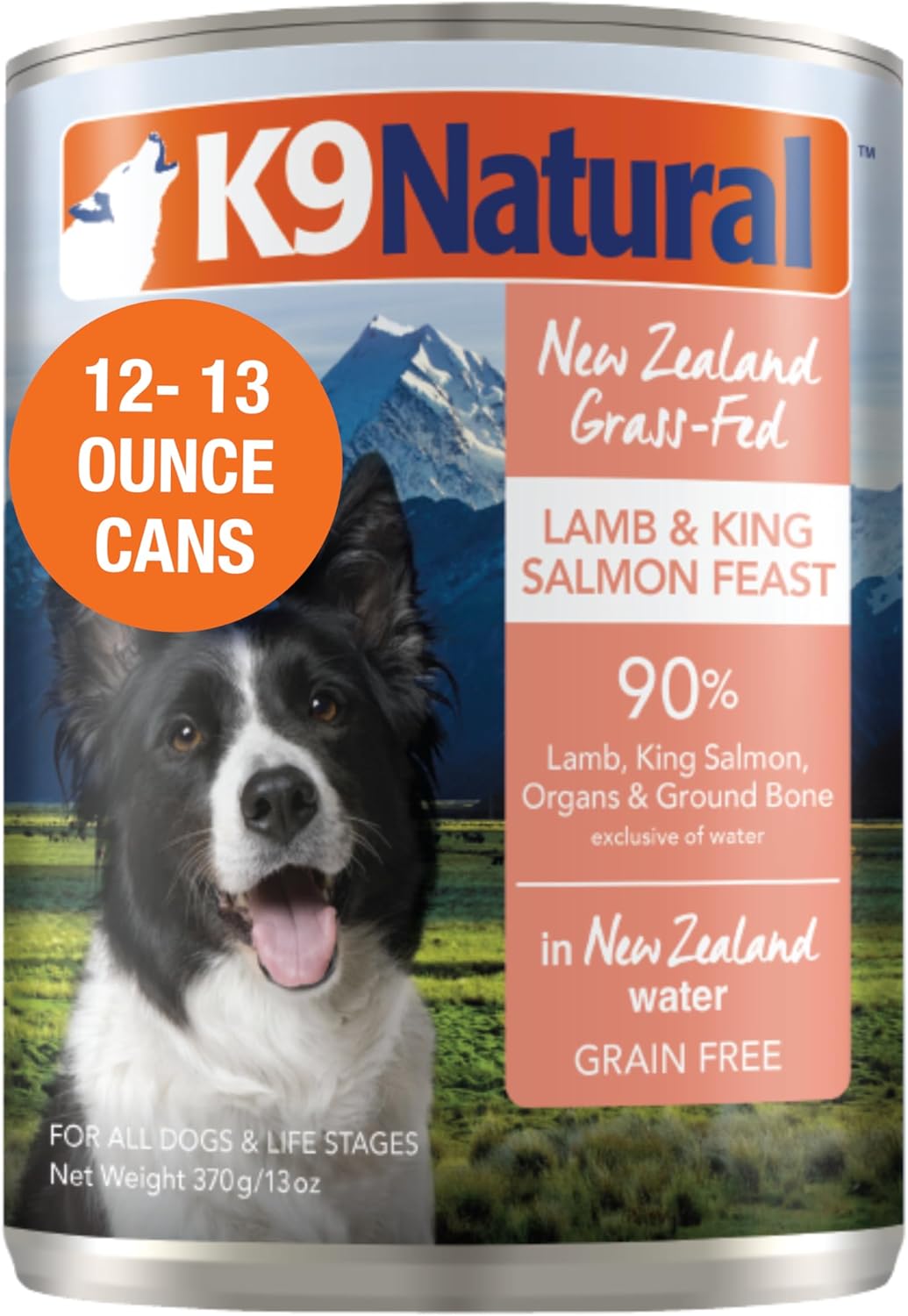 K9 Natural Wet Dog Food Pâté Hoki & Beef Feast 370g
