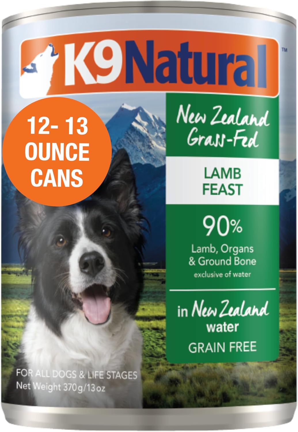K9 Natural Wet Dog Food Pâté Hoki & Beef Feast 370g