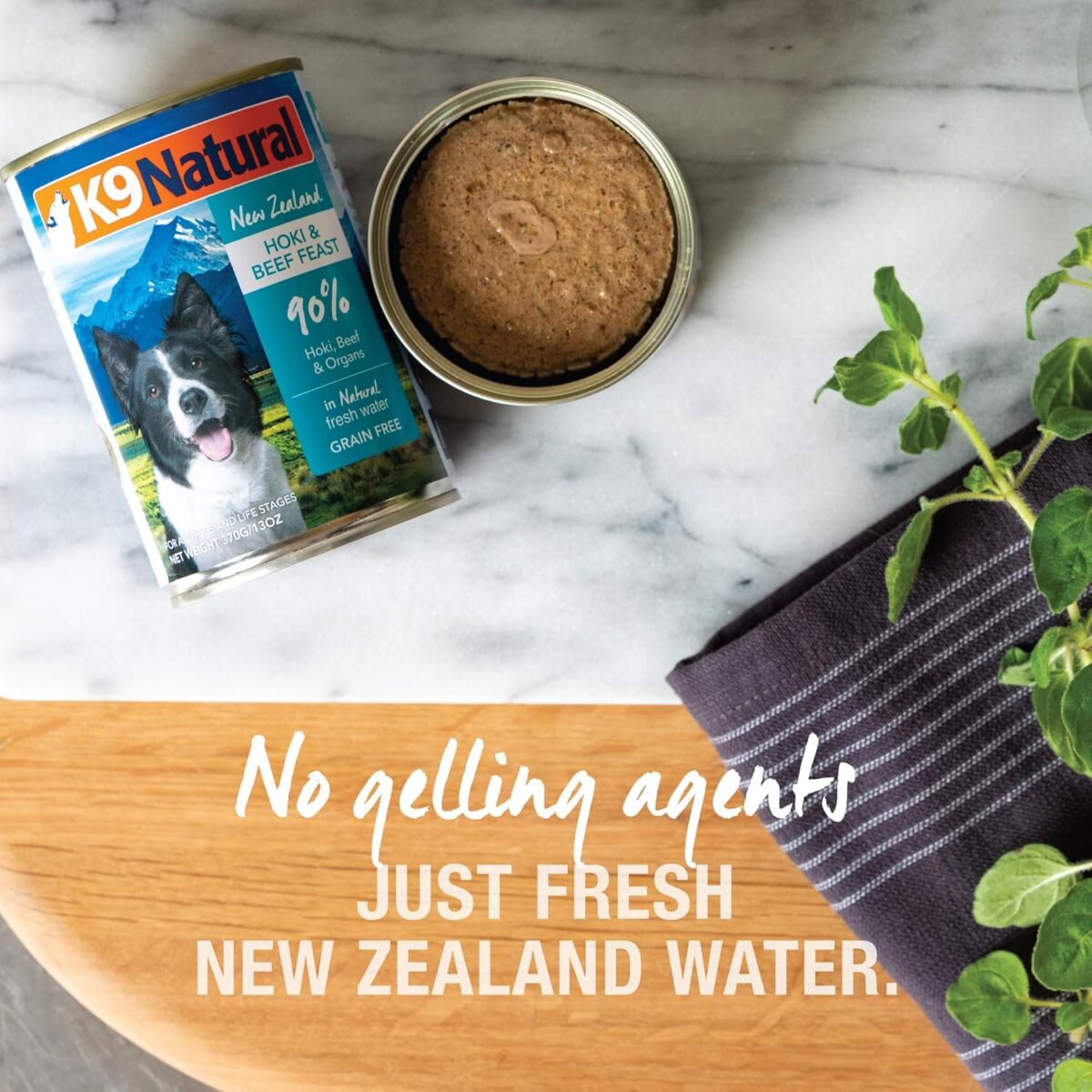 K9 Natural Wet Dog Food Pâté Hoki & Beef Feast 370g