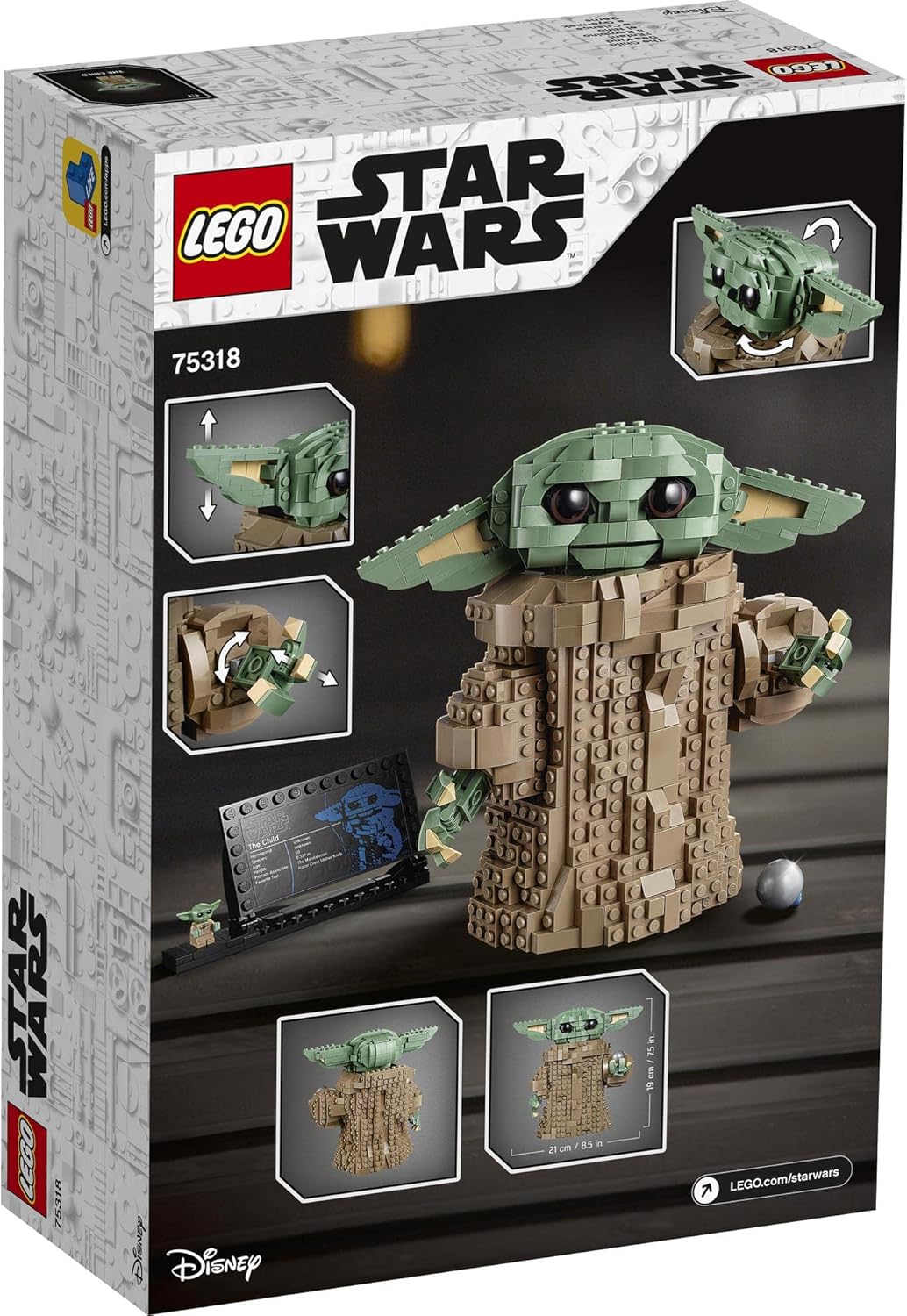 LEGO® Star Wars™ The Child 75318 Building Kit; Collectible Buildable Toy Model for Ages 10+