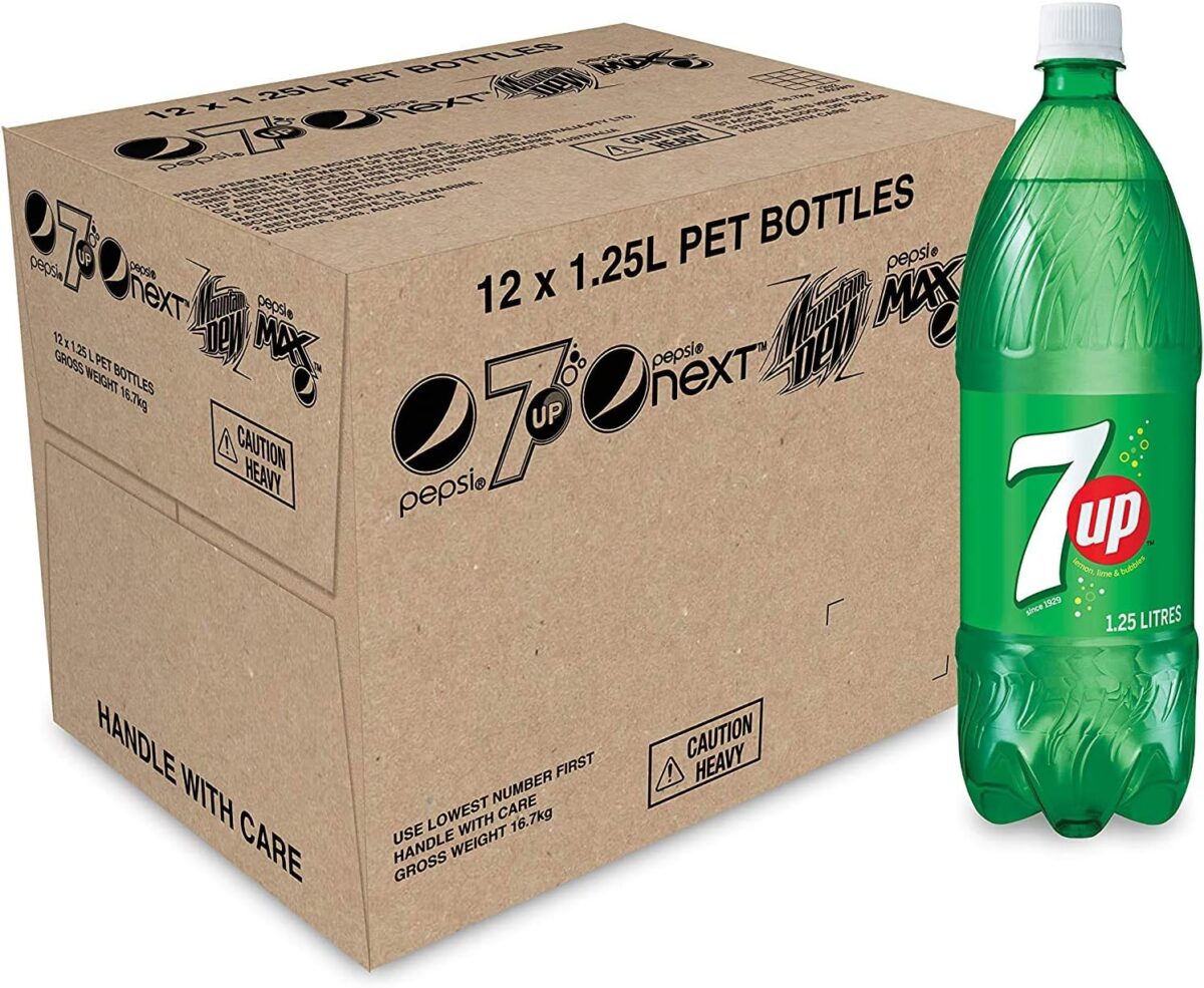 7UP Sparkling Lemonade 12 x 1.25L [x2]