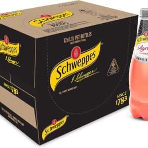 Schweppes Agrum Citrus Zero Sugar 12 x 1.1L [x3]