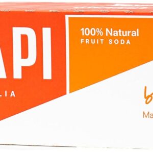 CAPI Fruit Blood Orange Soda 250ml x 24 [x2]
