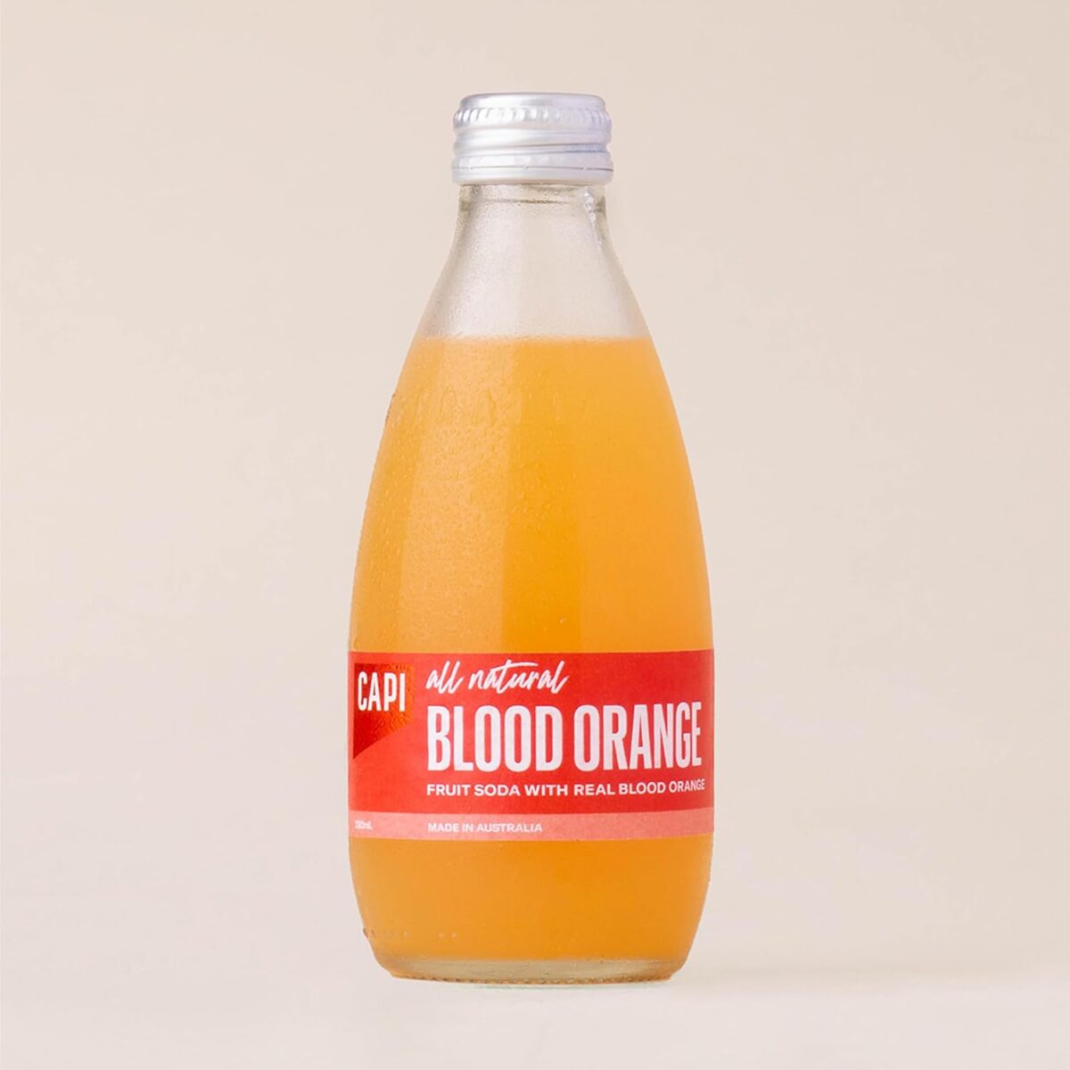 CAPI Fruit Blood Orange Soda 250ml x 24 [x2]