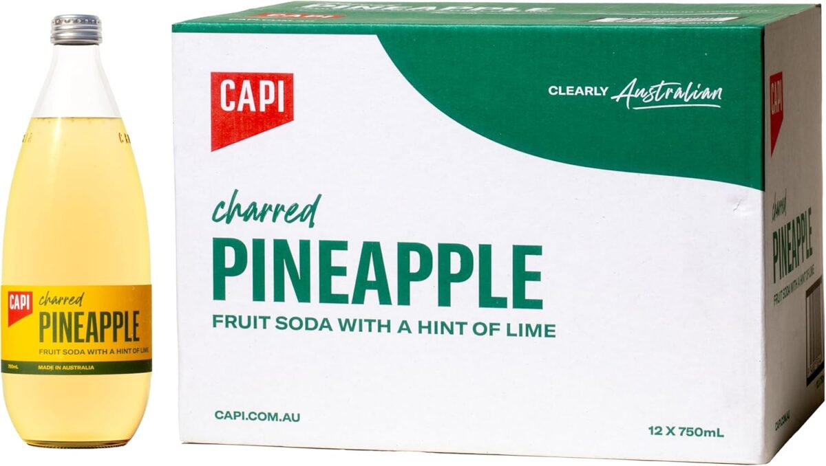 CAPI Fruit Blood Orange Soda 250ml x 24 [x2]