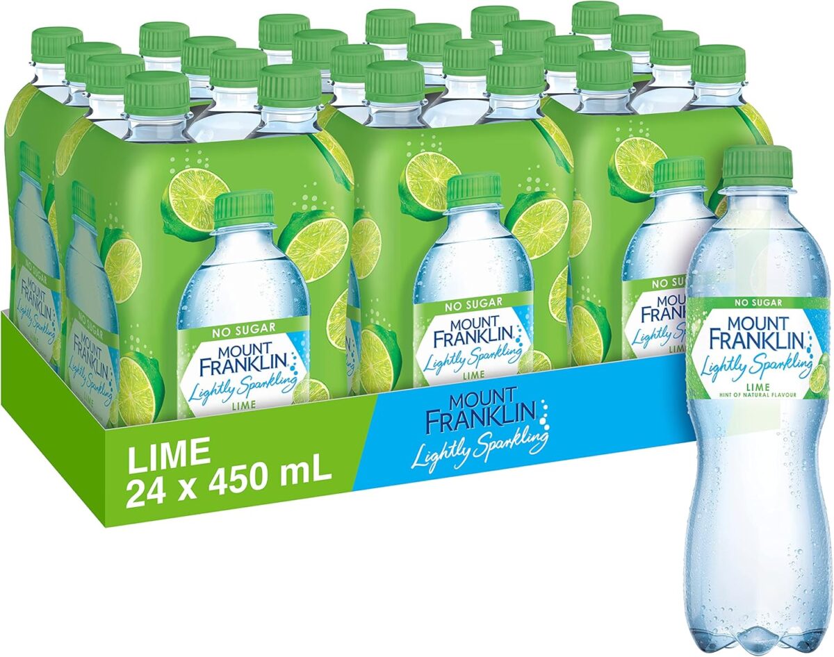 Mount Franklin Lightly Sparkling Water Natural Multipack 12 x 1.25L [x3]