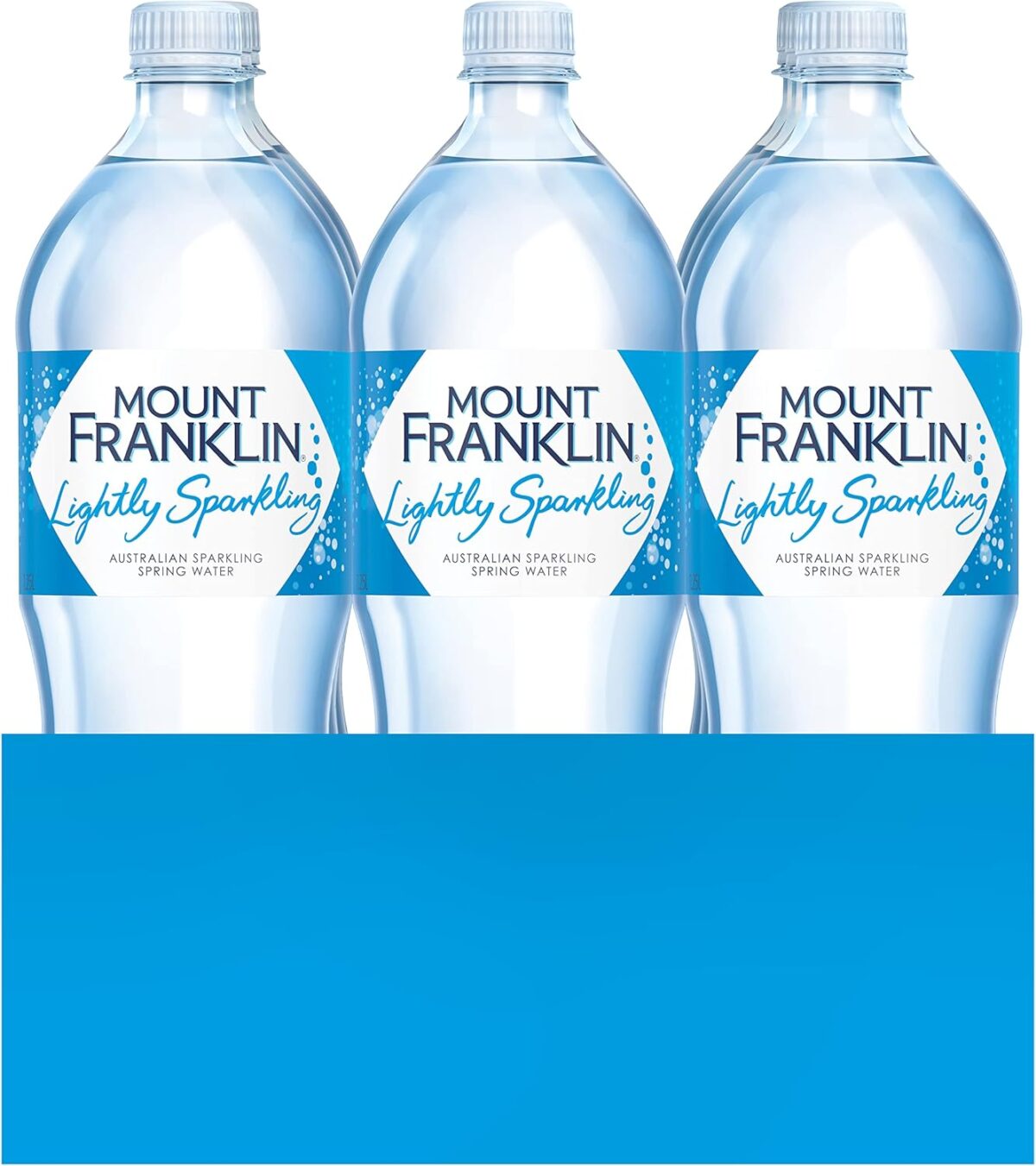 Mount Franklin Lightly Sparkling Water Natural Multipack 12 x 1.25L [x3]