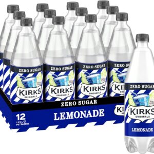 Kirks Sugar Free Lemonade 12 x 1.25L [x3]