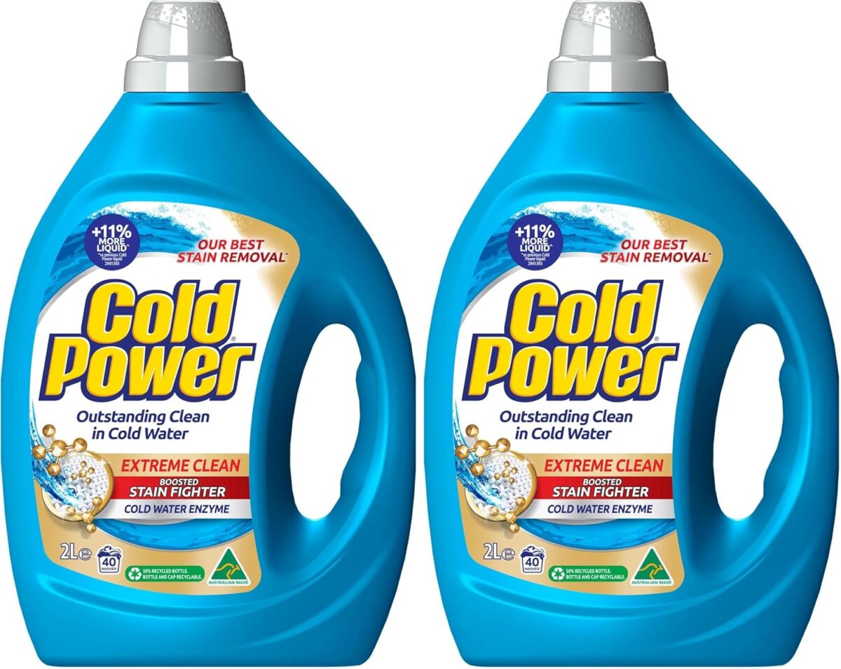 Cold Power Sensitive Pure Clean Washing Liquid Laundry Detergent 2 Litre [x5]