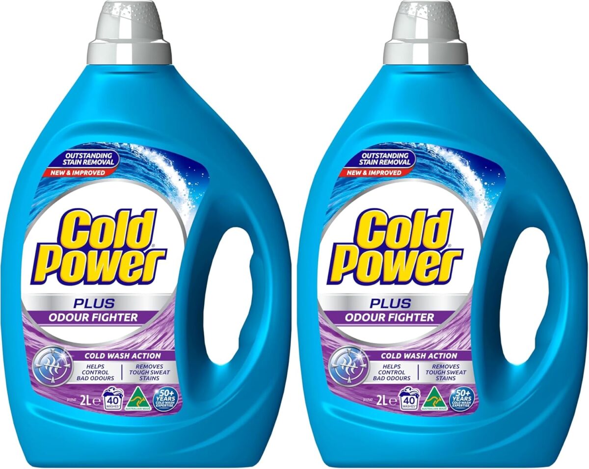 Cold Power Sensitive Pure Clean Washing Liquid Laundry Detergent 2 Litre [x5]