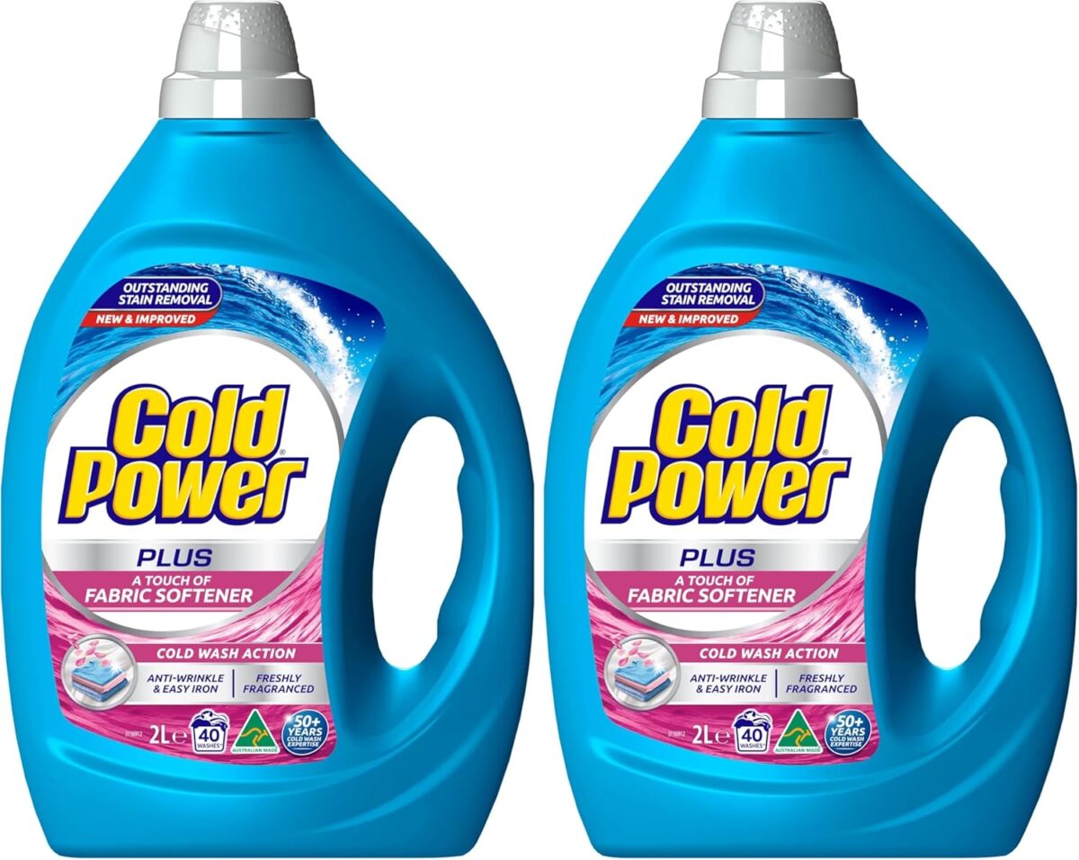 Cold Power Sensitive Pure Clean Washing Liquid Laundry Detergent 2 Litre [x5]