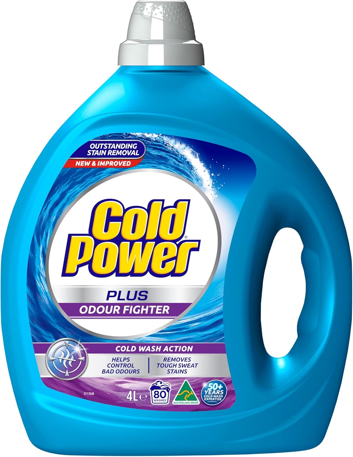 Cold Power Sensitive Pure Clean Washing Liquid Laundry Detergent 2 Litre [x5]