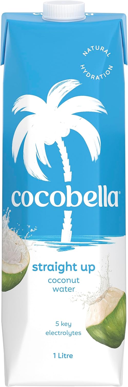 Cocobella Coconut Water Straight Up 6 X 1L [x4]
