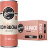 Remedy Kombucha Ginger Lemon 250mL Cans 24 Pack [x2]
