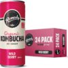 Remedy Kombucha Ginger Lemon 250mL Cans 24 Pack [x2]