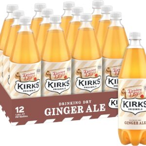 Kirks Dry Ginger Ale 12 x 1.25L [x2]