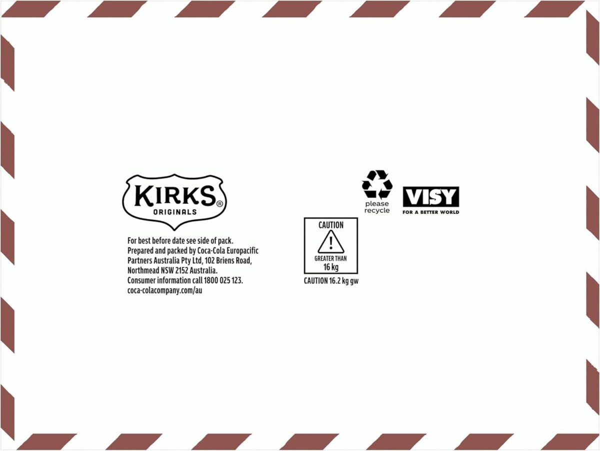 Kirks Dry Ginger Ale 12 x 1.25L [x2]