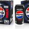 Pepsi Max No Sugar Soft Drink Cans 375 ml Pack of 24 [x3]