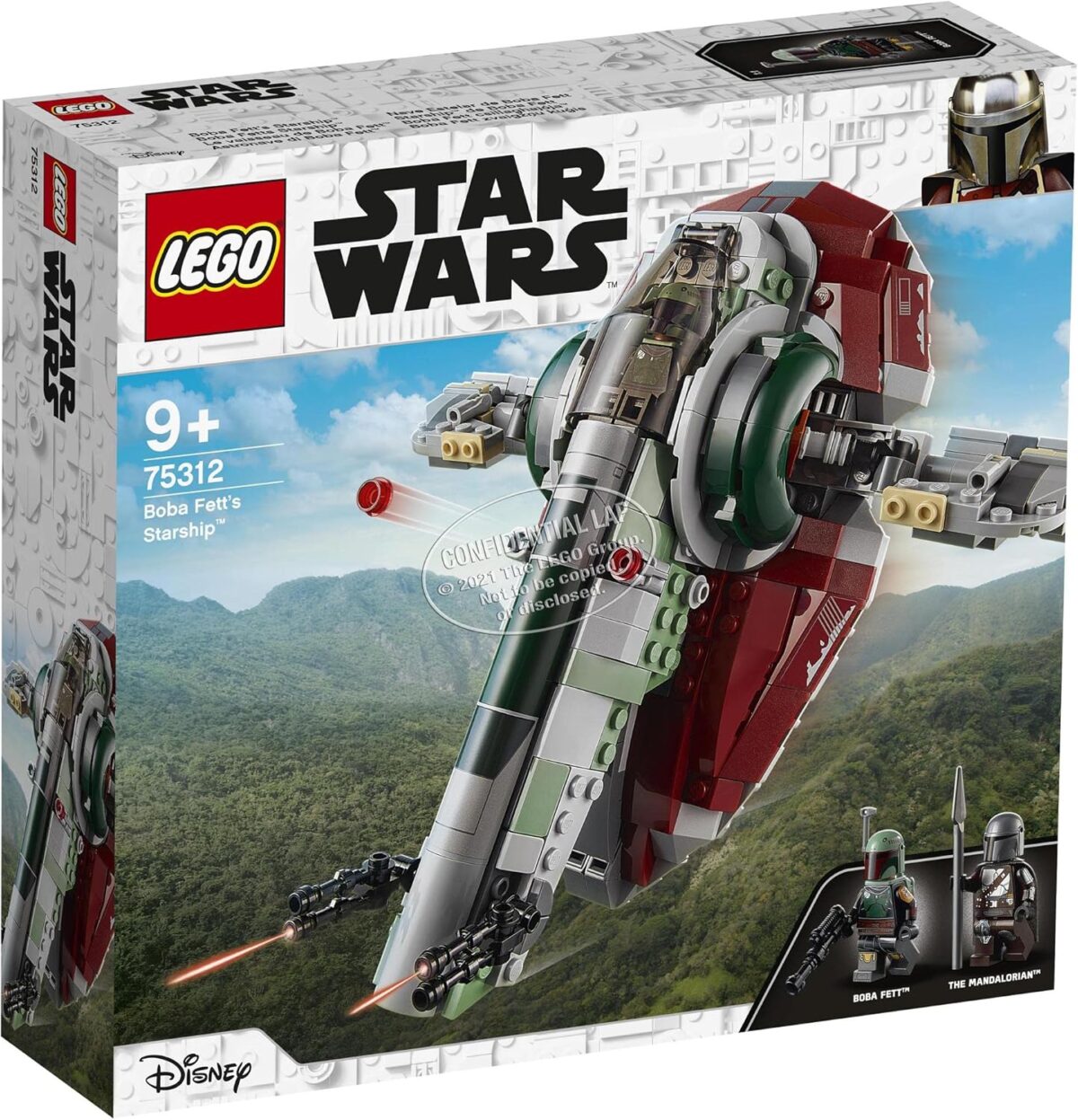 LEGO Star Wars Boba Fett’s Starship 75312 Building Toy for Kids Age 9+, Mandalorian Model Set with 2 Minifigures LEGO Star Wars Boba Fett’s Starship 75312 Building Toy for Kids Age 9+, Mandalorian Model Set with 2 Minifigures