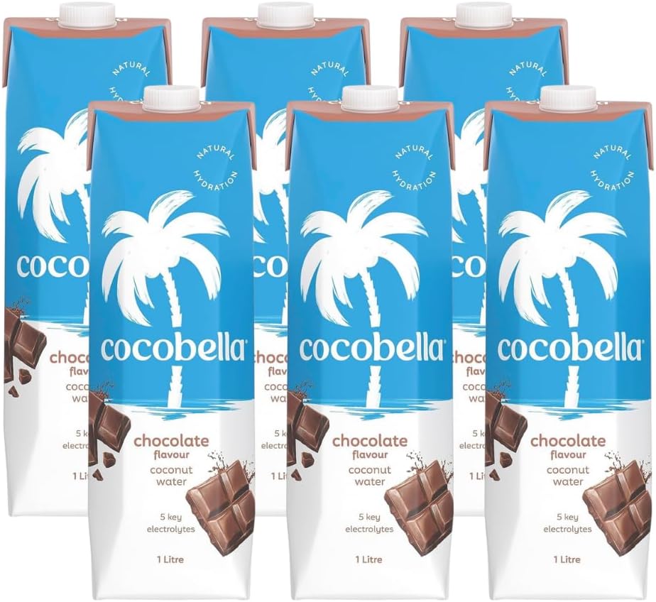 Cocobella Coconut Water Chocolate 6 x 1L [x2]