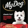 MY DOG Adult Wet Dog Food Chicken Supreme With Cheese Select Toppings 100g Tray, 36 Pack [x2]