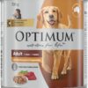 OPTIMUM Adult Wet Dog Food With Real Kangaroo & Vegetables Grain Free 700g Can, 12 Pack [x2]
