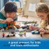 LEGO® City Freight Train Building Kit (1153 pcs) Powered Up Remote or App Controlled Toy Train Set with 33 Track Pieces, Locomotive, Flatcar, Open Wagon, for Kids Ages 7+ & Train Enthusiasts 60336 LEGO® City Freight Train Building Kit (1153 pcs) Powered Up Remote or App Controlled Toy Train Set with 33 Track Pieces, Locomotive, Flatcar, Open Wagon, for Kids Ages 7+ & Train Enthusiasts 60336