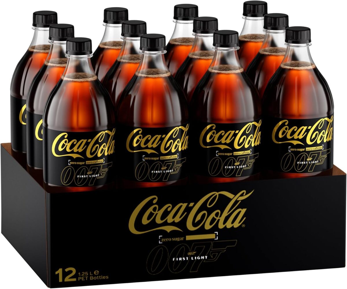 Coca-Cola Zero Sugar Caffeine Free Cola Soft Drink 12 x 1.25L [x2]