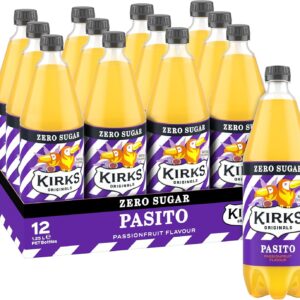 Kirks Pasito Zero Sugar Soft Drink 12 x 1.25L [x3]