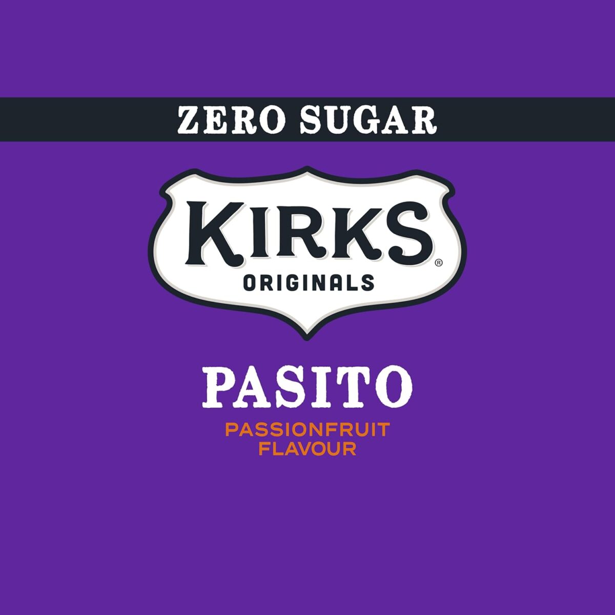 Kirks Pasito Zero Sugar Soft Drink 12 x 1.25L [x3]