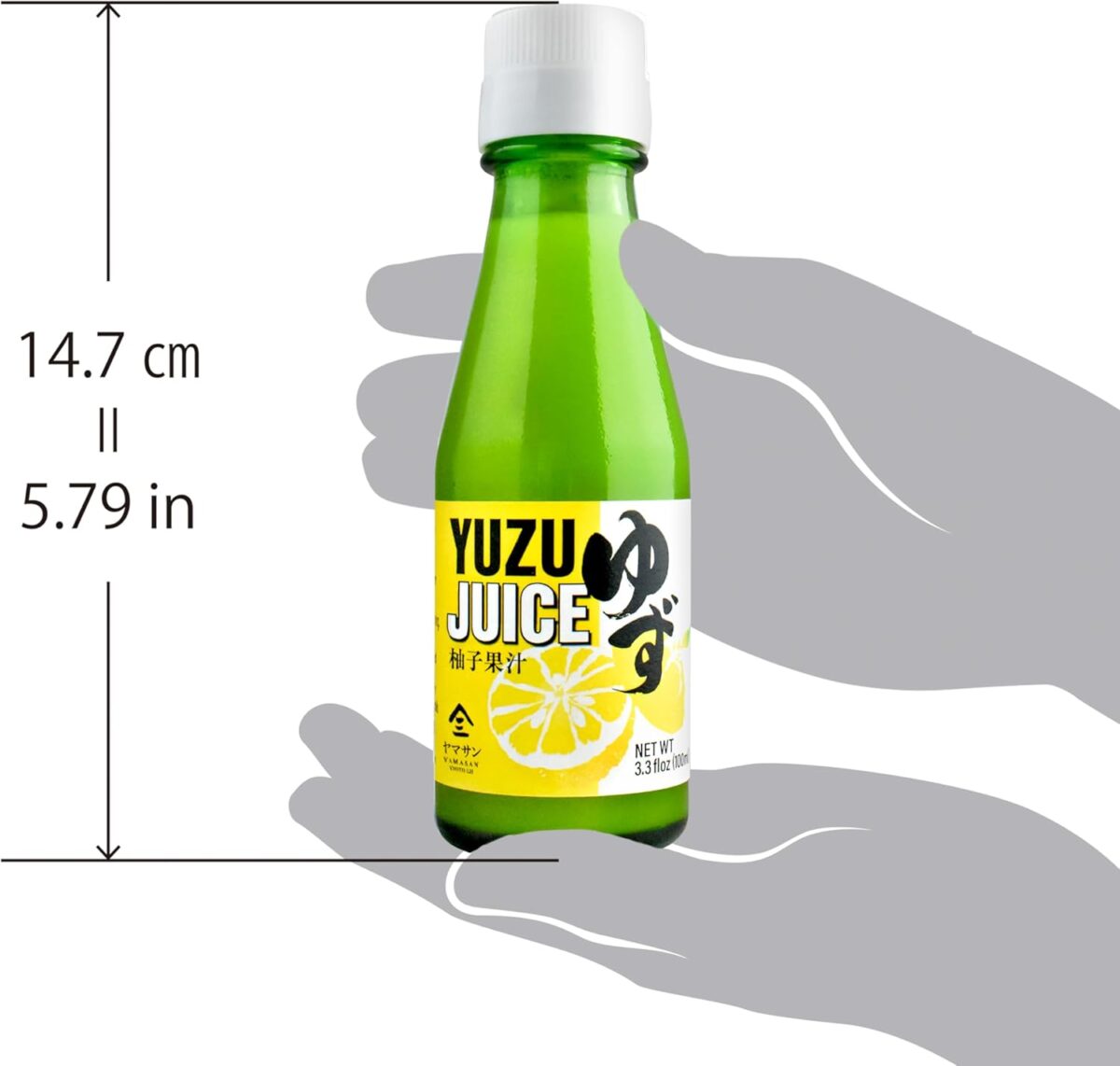 YAMASAN KYOTO UJI 100% Japanese Yuzu Juice 3.52 oz [x3]