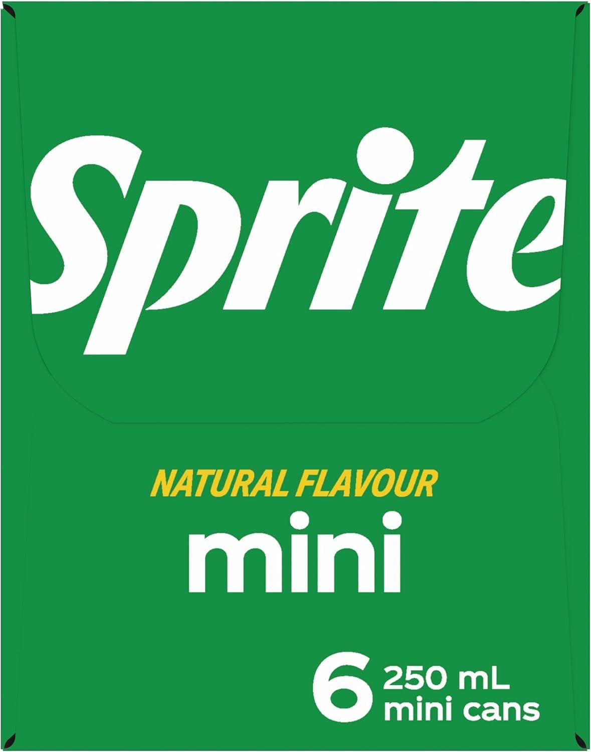 Sprite Lemonade Soft Drink Multipack Mini Cans 6 x 250mL [x10]