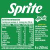 Sprite Lemonade Soft Drink Multipack Mini Cans 6 x 250mL [x10]