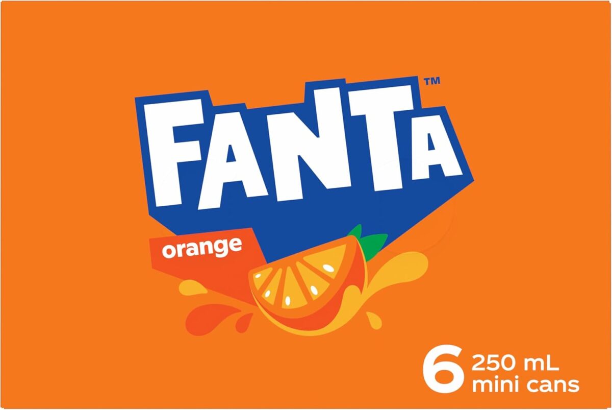 Fanta Orange Soft Drink Mini Cans 6 x 250mL [x10]